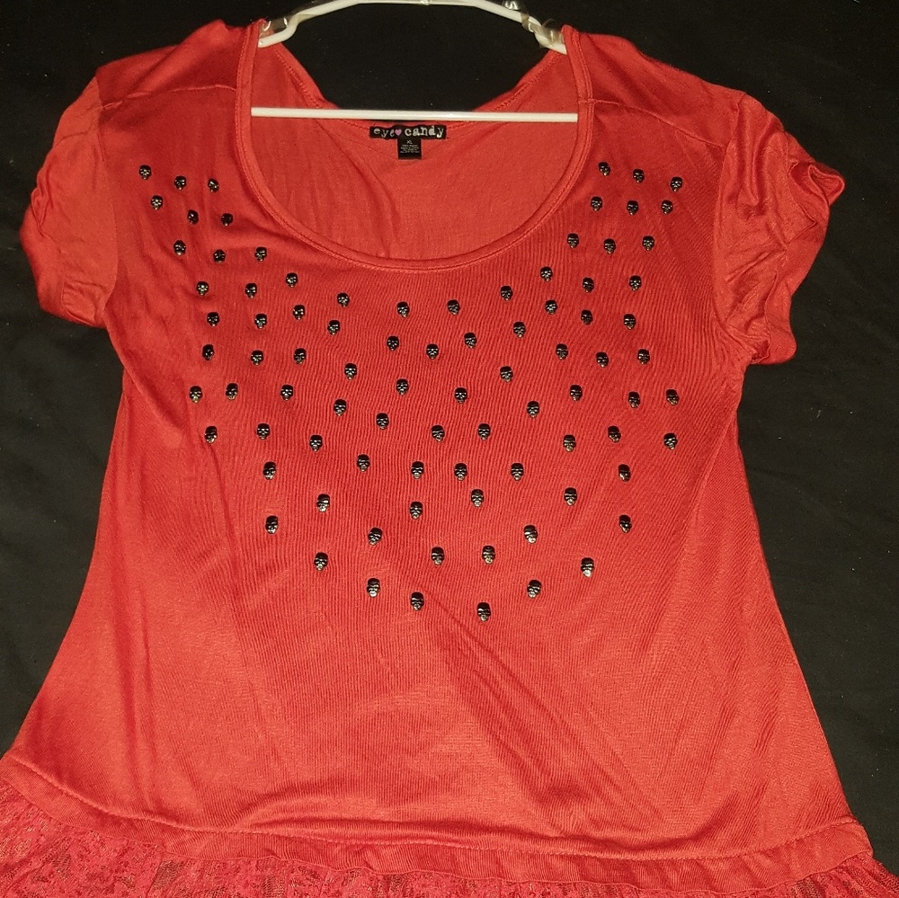 Eye candy skull shirt